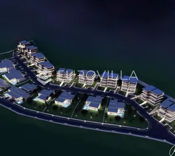 Karlobag, Cesarica, građevinsko zemljište s projektom, 628 m², S21 - Cesarica, Karlobag