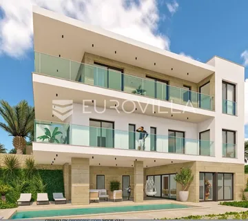 Trogir, Seget zemljište 530 m² s dozvolom za gradnju s pogledom na more - Seget Vranjica, Seget
