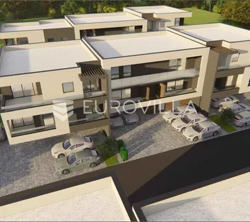 Pula, širi Centar, moderan trosobni stan u novogradnji, centralno plinsko grijanje 1. kat, 62.40 m² - Busoler