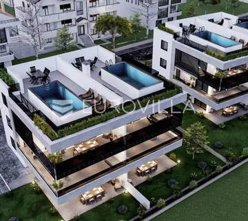 Otok Krk, Grad Krk, moderan trosoban stan u novogradnji NKP 92 m2 - cover