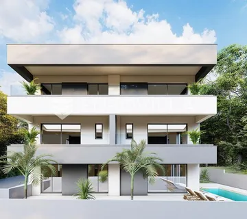 Zadar, Rovanjska, trosoban penthouse s pogledom na more - cover