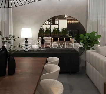 Opatija, četverosoban dvoetažan stan s 2 garažna mjesta, NOVOGRADNJA, neto korisne površine 173 m²