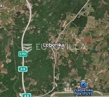 Istra, Loborika, građevinsko zemljište 703 m2 - cover