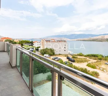 Pag, četverosoban penthouse S5 s neto korisnom površinom od 160 m², uz more NOVOGRADNJA