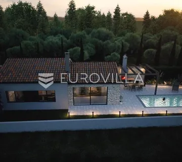 Istra, Kaštelir, Moderna prizemnica u nizu, NKP 92 m2 - cover
