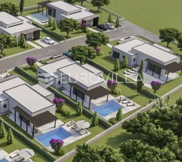 Vodnjan, prekrasna moderna prizemnica br. 4,170 m² na okućnici od 718 m²