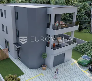 Istra, Medulin stan s velikim vrtom u luksuznoj novogradnji