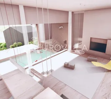 Hvar, Jelsa, atraktivno građevinsko zemljište s dozvolom za gradnju, 724 m²