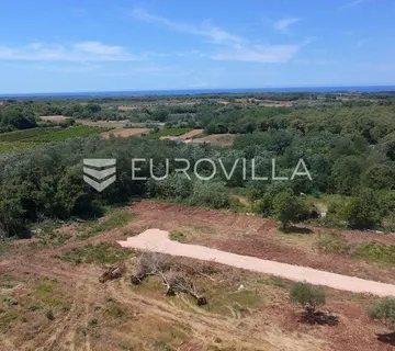 Istra, Brtonigla, Građevinsko zemljište 604 m², idealno za luksuznu vilu s bazenom