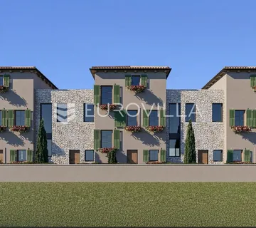 Istra, Poreč - NOVOGRADNJA, rustikalna kuća u nizu NKP 155,87 M2