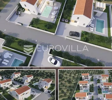 Ražanac, Rtina Sunset, ekskluzivni projekt za izgradnju 6 modernih vila s bazenom - cover