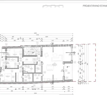 Osijek, strogi centar, 4 soban stan površine 127 m² u urbanoj vili - cover