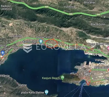 Split, okolica, Kaštela, građevinsko zemljište 1380 m², 50m od mora - cover