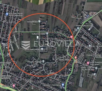 Velika Gorica, Velika Mlaka, građevinsko zemljište 2546 m2 unutar M zone - Velika Mlaka, Velika Gorica