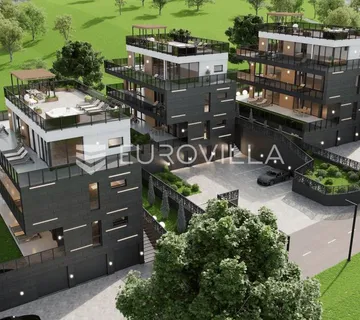 Zagreb, Gračani, NOVOGRADNJA luksuzan trosoban penthouse 172,97 m² s krovnom terasom