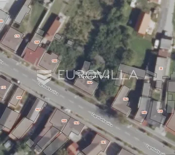 Slavonski Brod, Zagrebačka ulica građevinsko zemljište 681 m² - Brodski Varoš, Slavonski Brod