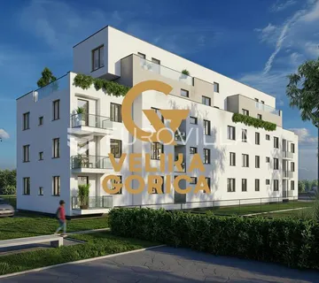 Velika Gorica, moderan trosoban stan u novogradnji, 65 m²