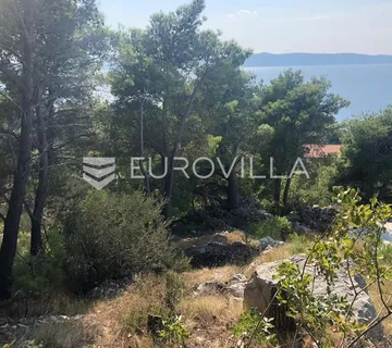 Podgora, građevinsko zemljište 800m2, s pogledom, 450 m od mora - cover