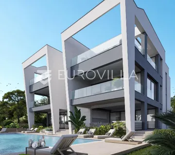 Zadar, luksuzni četverosobni dvoetažni stan s bazenom i pogledom 360, u novogradnji 200 m² - cover