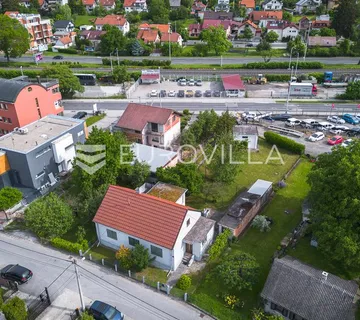 Zagreb, Samoborska cesta, obiteljska kuća na građevinskom zemljištu 868 m² unutar M1 i S namjene - cover
