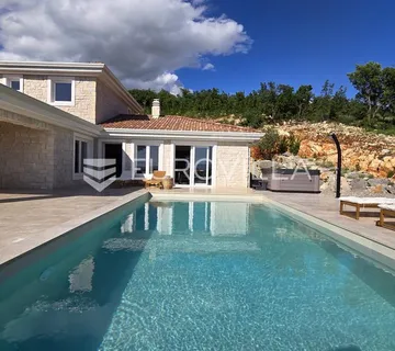 Jadranovo, luksuzna rustikalna vila s bazenom i pogledom na more - Jadranovo, Crikvenica