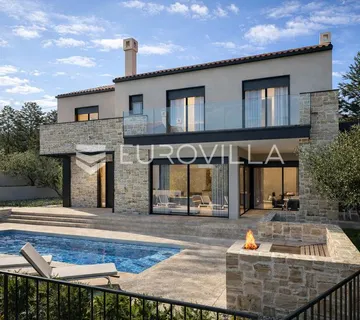 Otok Krk, Šilo, luksuzna vila prvi red do mora, Villa A - cover