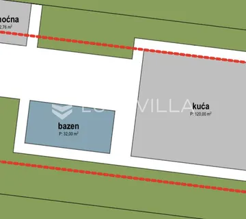 Istra, Medulin, građevinsko zemljište u mirnom naselju 687 m2