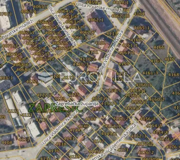 Zaprešić, Sljemenska ulica, odlično građevinsko zemljište površine 500 m²