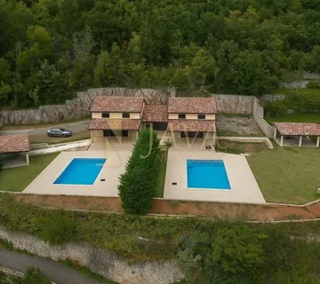 DVIJE NOVOSAGRAĐENE KUĆE SA PREDIVNIM POGLEDOM (prodaja) - cover