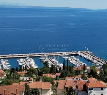 IČIČI - NAJLJEPŠE GRAĐEVINSKO ZEMLJIŠTE, PREKRASAN POGLED NA MORE, 150m OD MORA - Ičići, Opatija