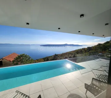 Mošćenička Draga Moderna Vila S Bazenom I Prekrasnim Pogledom Na More