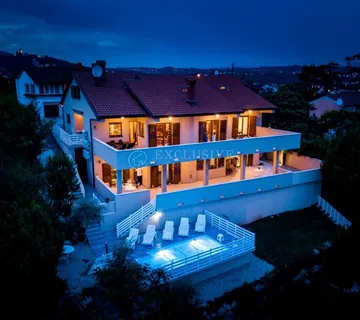 Opatija Luksuzna Kuća S Panoramskim Pogledom Na Kvarner !! - Pobri, Opatija