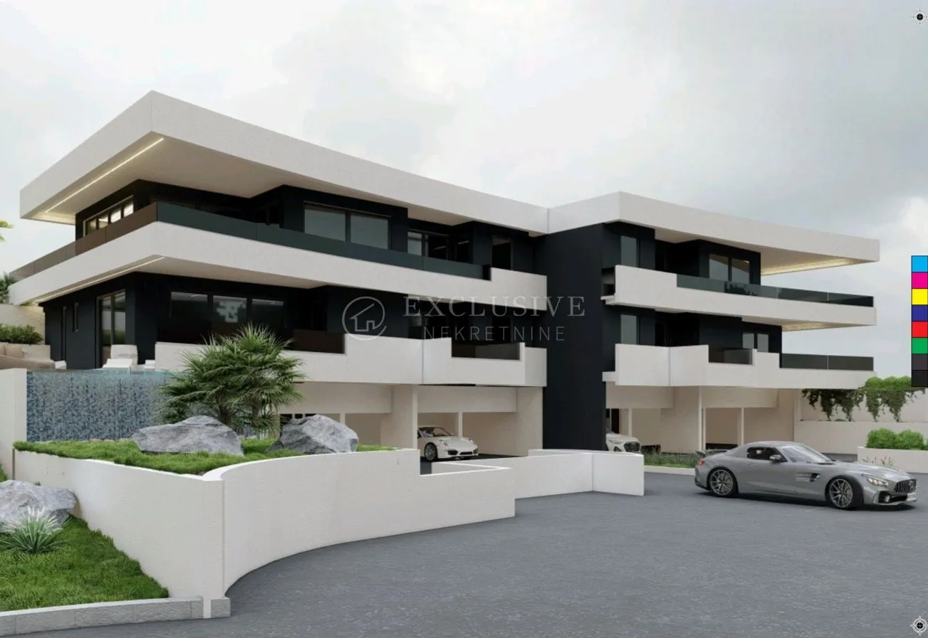 OPATIJA, LOVRAN - STAN U NOVOGRADNJI S PREKRASNIM POGLEDOM NA MORE, BLIZINA MORA I CENTRA LOVRANA - cover