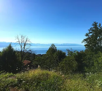 OPATIJA, VEPRINAC - GRAĐEVINSKO ZEMLJIŠTE S PANORMASKIM POGLEDOM NA MORE - cover