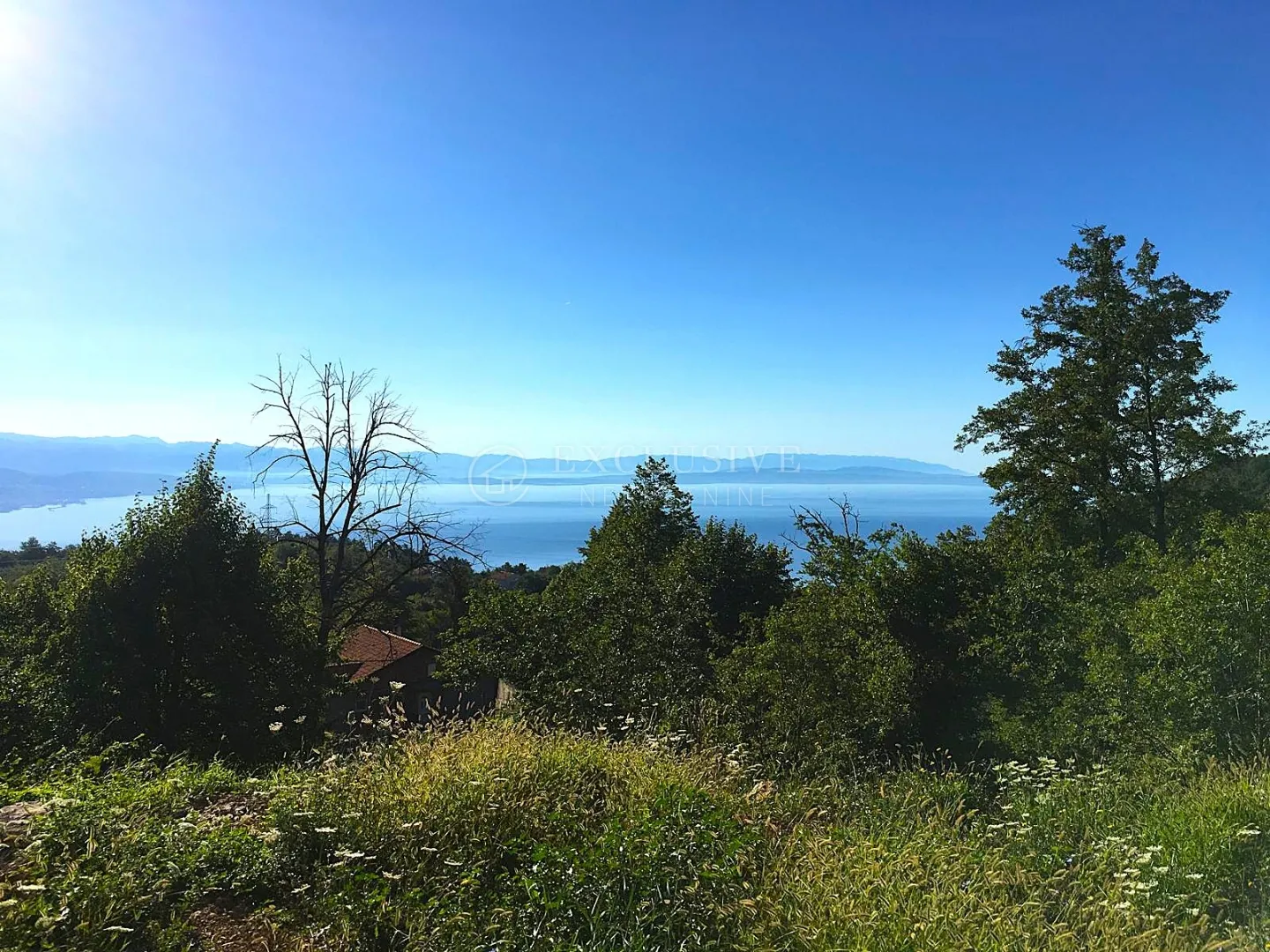 OPATIJA, VEPRINAC - GRAĐEVINSKO ZEMLJIŠTE S PANORMASKIM POGLEDOM NA MORE - cover