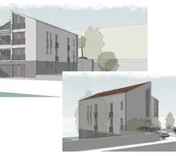 CRIKVENICA, ŠIRI CENTAR - STAN U VISOKOM POTKROVLJU MODERNE NOVOGRADNJE - cover