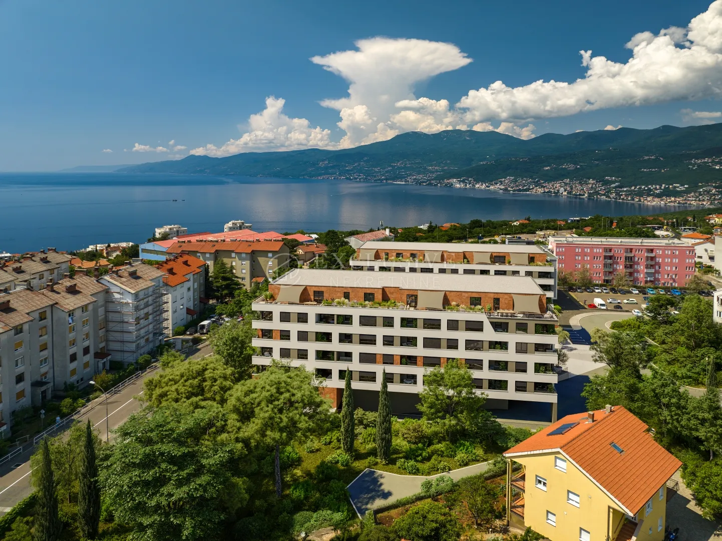 RIJEKA, SRDOČI - STAN NA 1.KATU MODERNE NOVOGRADNJA - cover