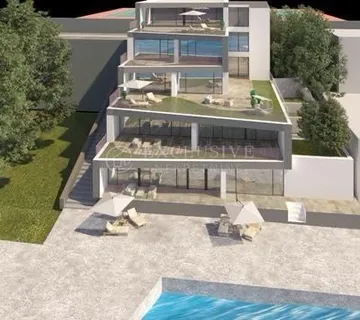 RIJEKA – PEĆINE, LUKSUZNA NOVOGRADNJA PRVI RED DO MORA! - cover