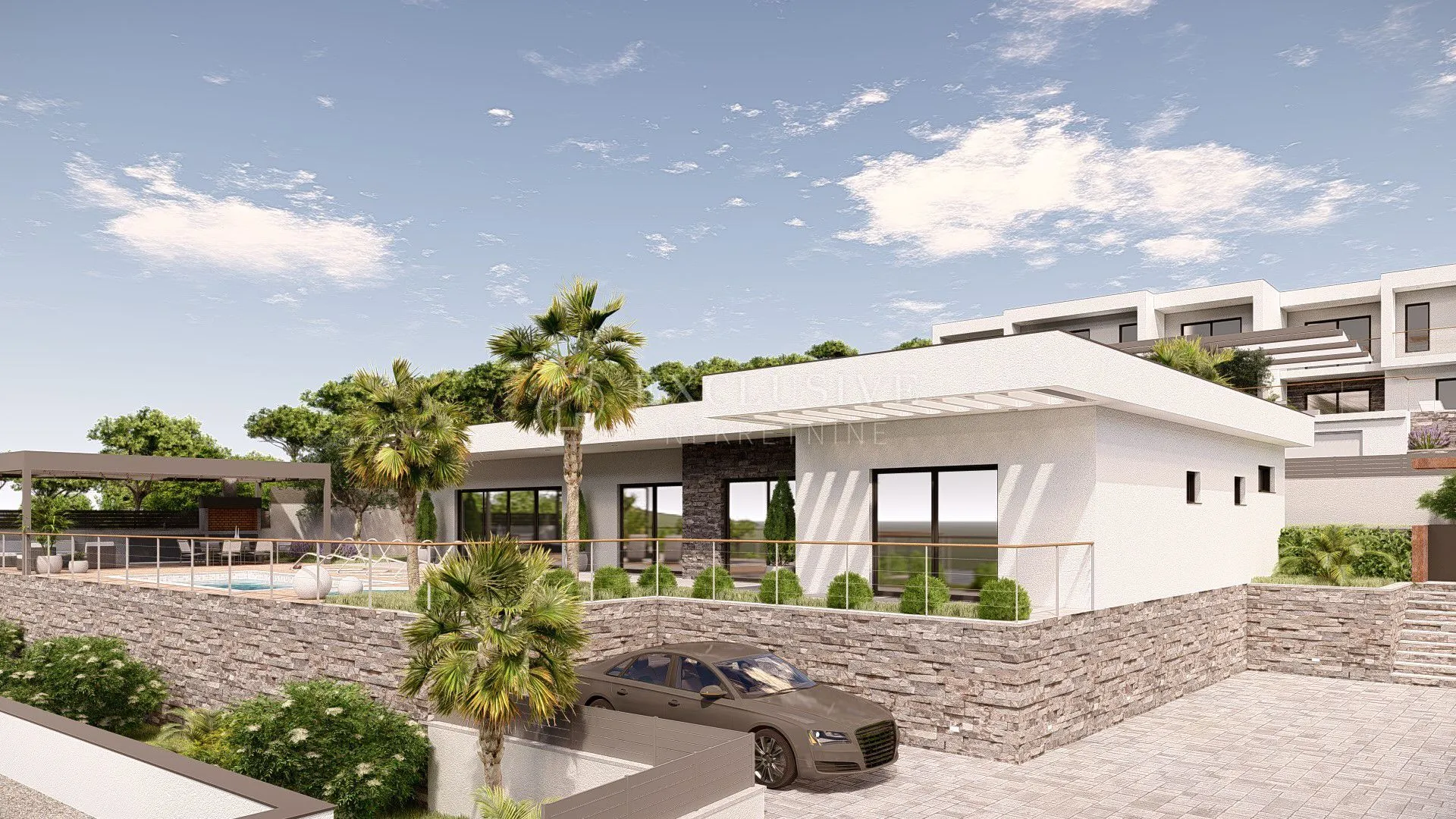 VILA SA BAZENOM I PANORAMSKIM POGLEDOM NA MORE - cover