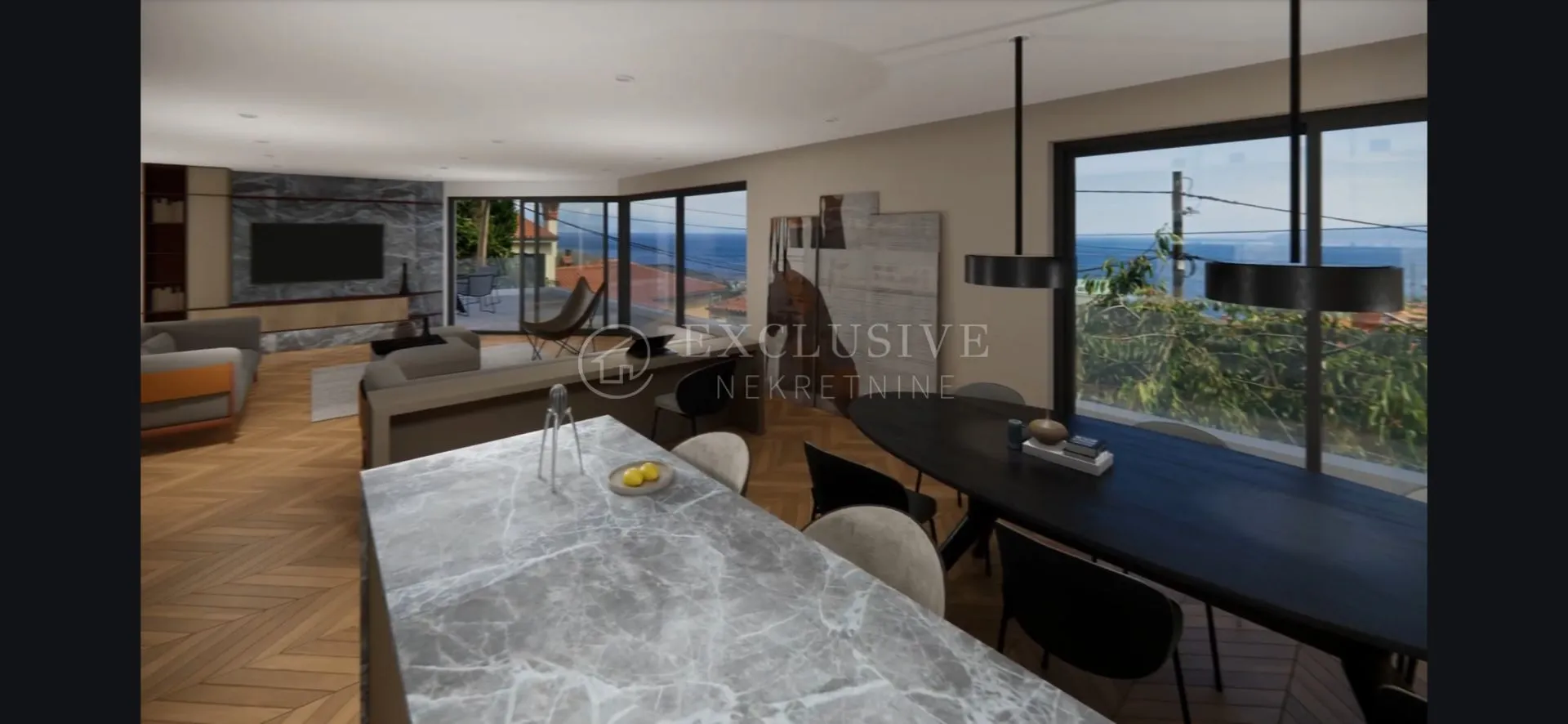 OPATIJA CENTAR - MODERNA NOVOGRADNJA - LUKSUZNI PENTHOUSE   - cover