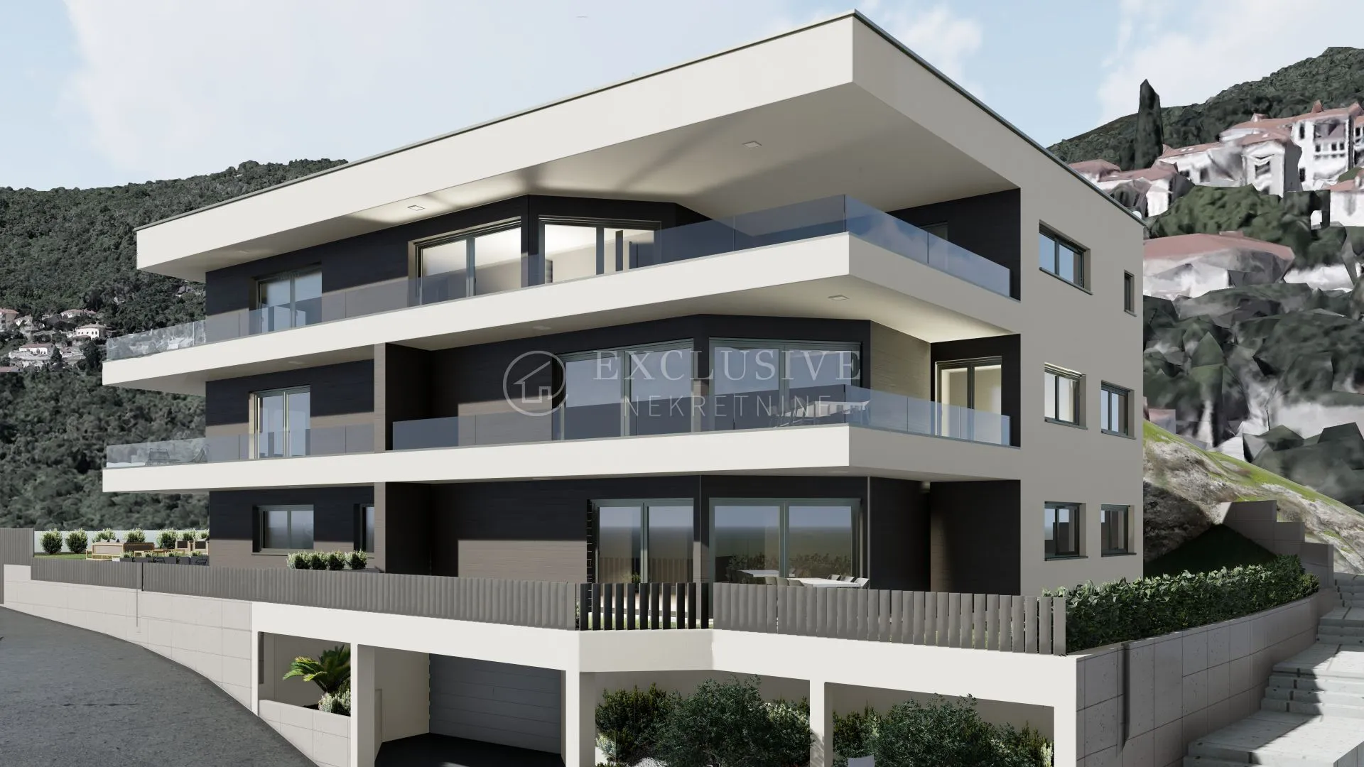 OPATIJA CENTAR - MODERNA NOVOGRADNJA - LUKSUZAN STAN NA PRVOM KATU - 2L - cover