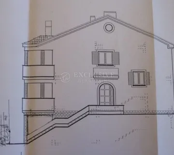 OPATIJA, Travičići, građevinsko zemljište 1500m m2 započeta gradnja - cover