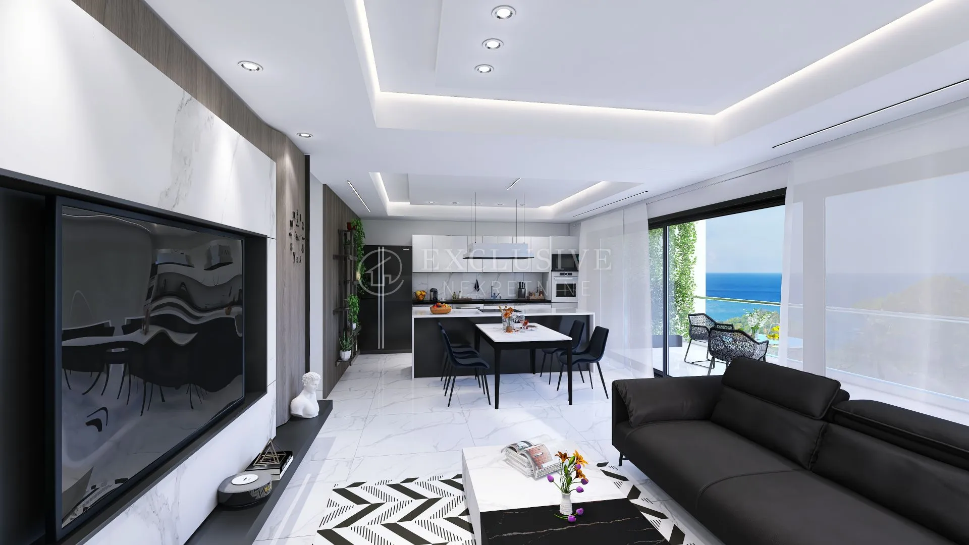 KOSTRENA - LUKSUZNA NOVOGRADNJA 150m OD MORA !! - cover