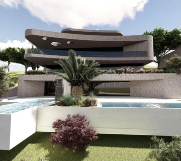 OPATIJA-ATRAKTIVNO ZEMLJIŠTE S IDEJNIM PROJEKTOM ZA VILLU S 5 LUKSUZNIH STANOVA!!!POGLED NA MORE!!! - cover