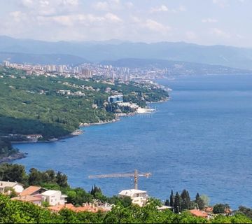 OPATIJA-POBRI GRAĐEVINSKO ZEMLJIŠTE S POGLEDOM NA MORE 2600m2 !! - cover