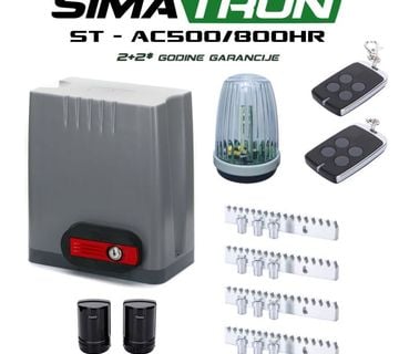 Motor za kliznu ogradu vrata do 500/800kg + sva oprema dvorišna ograda - cover