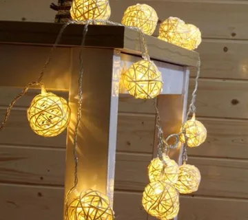 20 LED dekorativnih novogodišnjih lampica 250 cm - cover