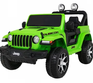 Licencirani auto na akumulator Jeep Wrangler Rubicon 4x4 - zeleni - cover
