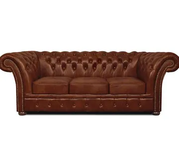 Chesterfield Trosjed Winfield Basic Leather | 3-sjedišta - cover