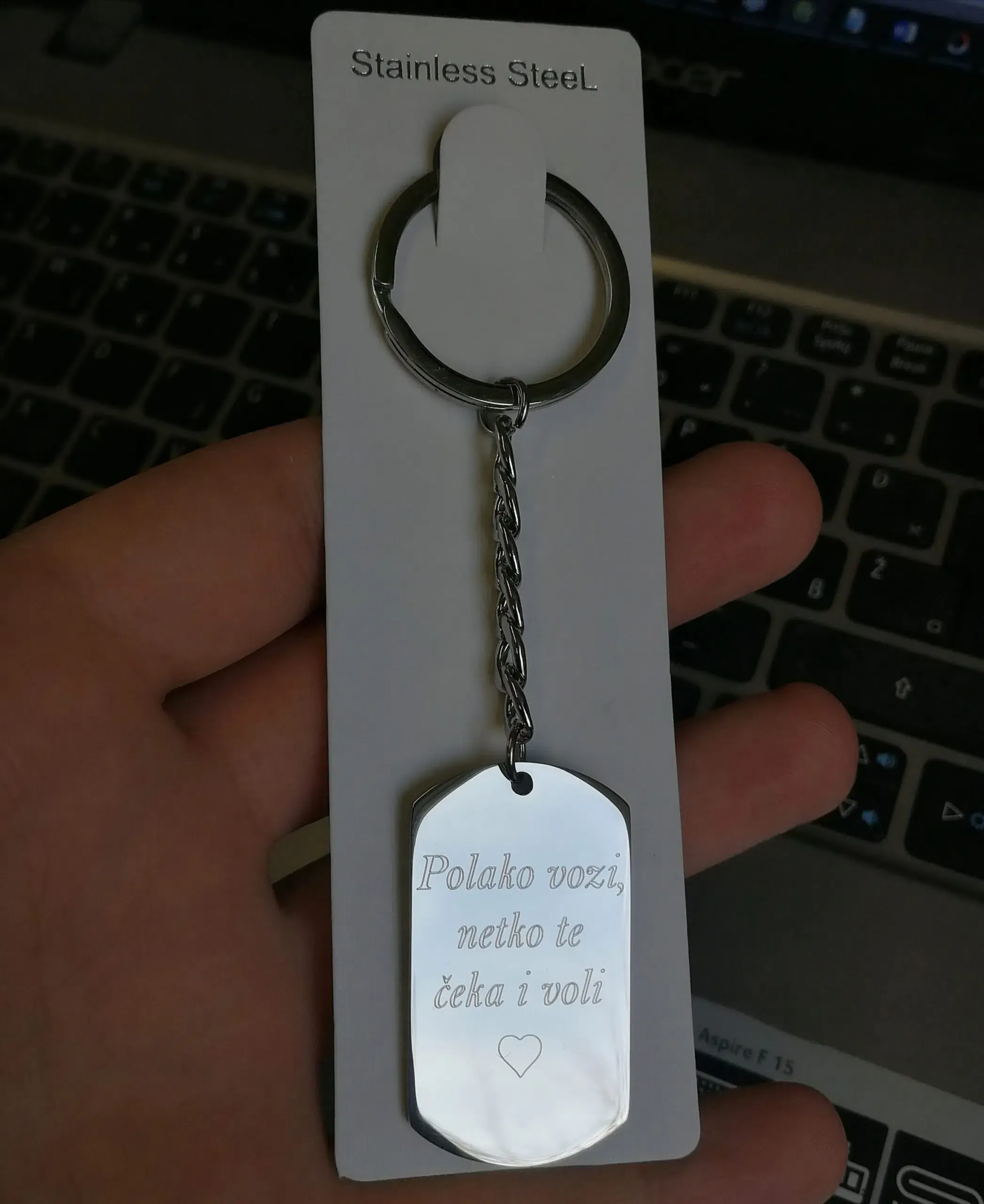 Privjesak “ČELIČNA PLOČICA 2” - cover